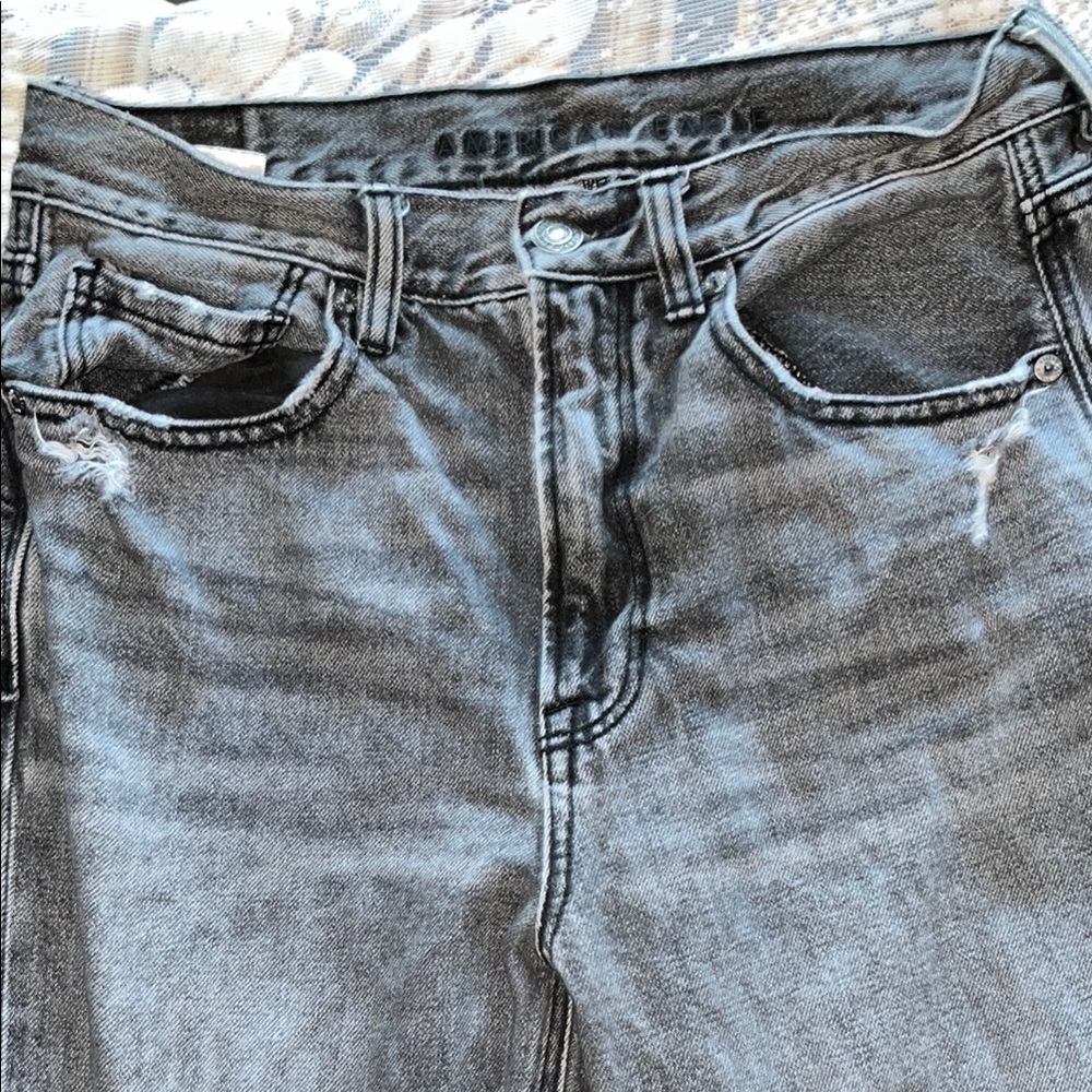 American Eagle Outfitters Gray Boot Cut Flare Pants